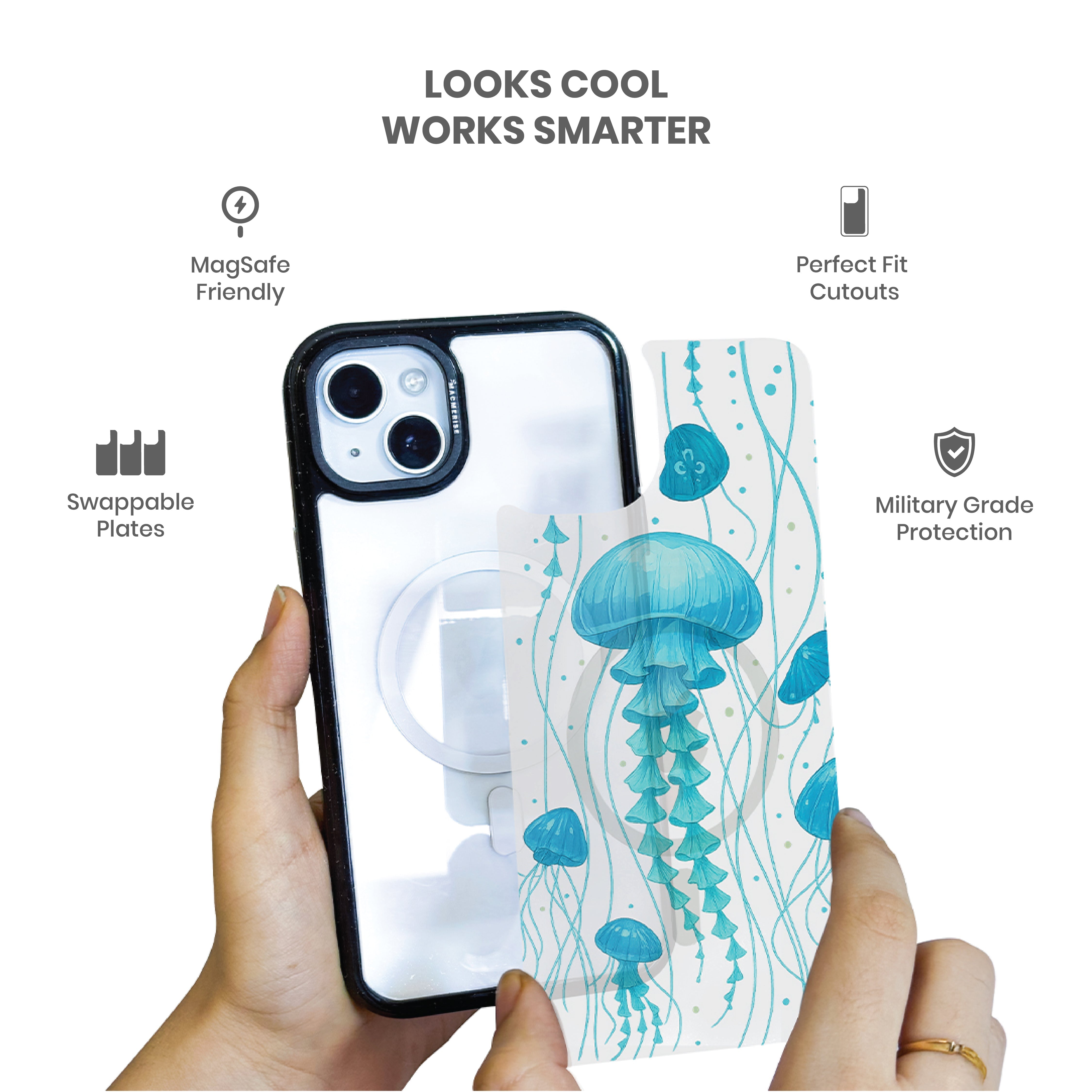 Blue Bloom - iPhone 14 Plus Cover - Situationship