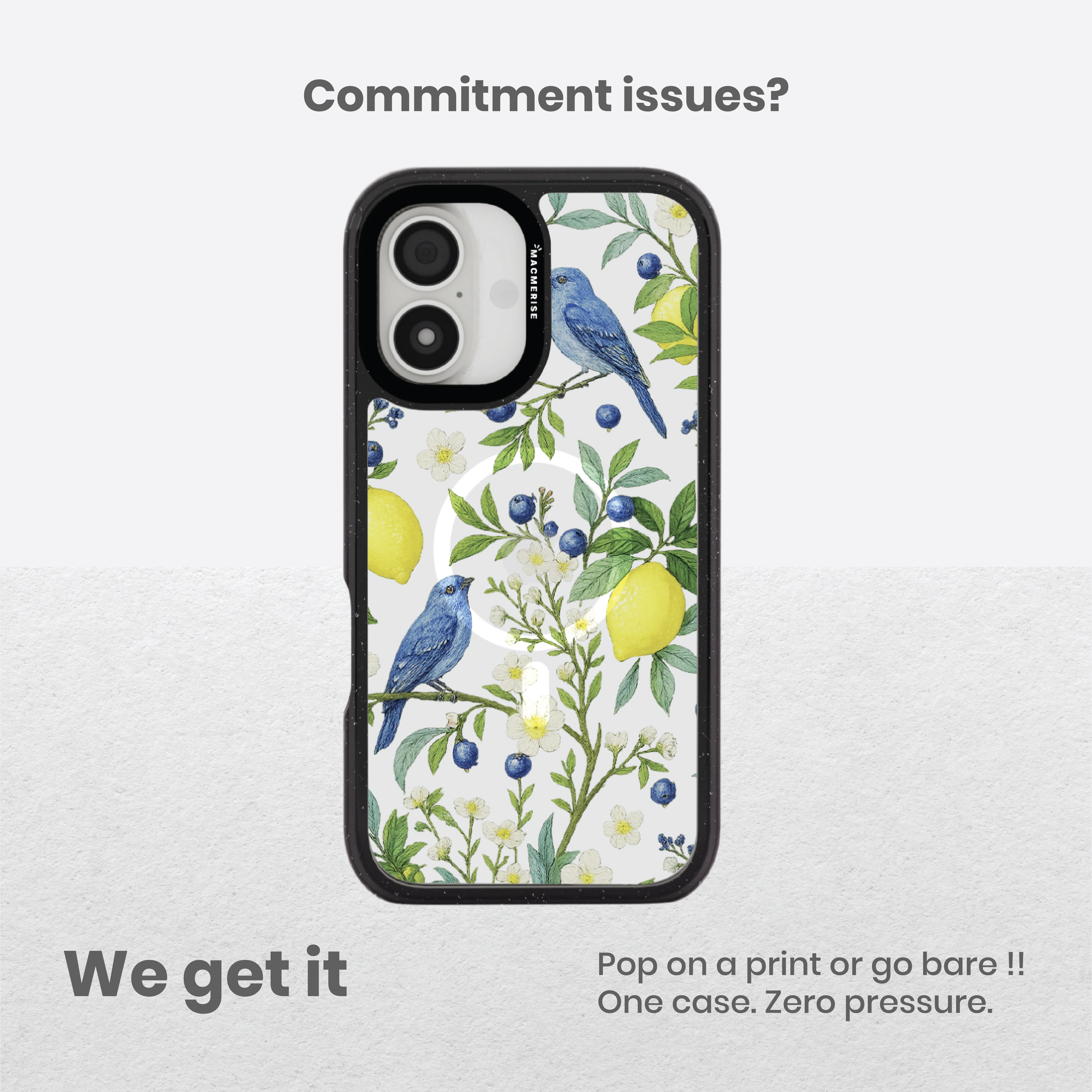 Blueberry Breeze - iPhone 14 Plus Cover - Situationship