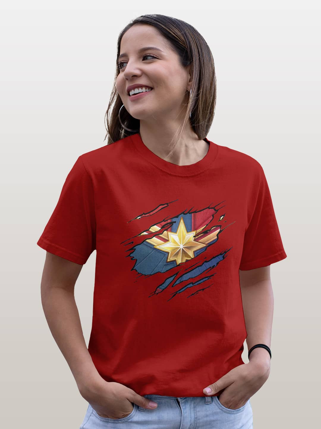 rippedcaptainmarvel-boyfriendt-shirt-red-large