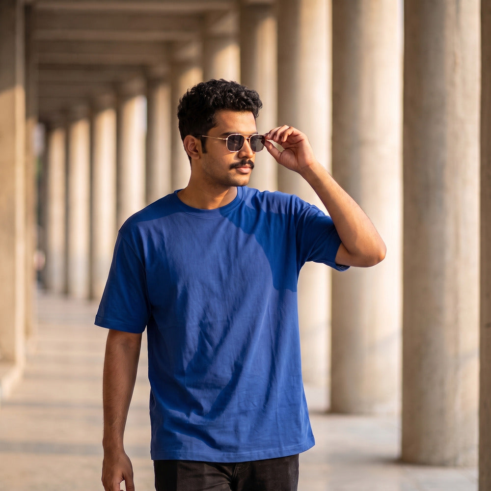 Classic Royal Blue Unisex T-Shirt - back view | Macmerise