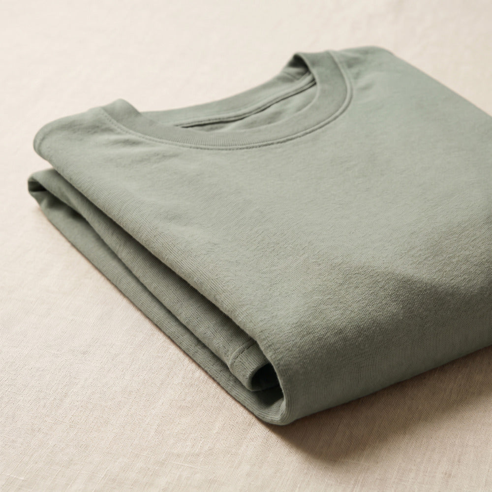 Classic Sage Green Unisex T-Shirt - detail view | Macmerise