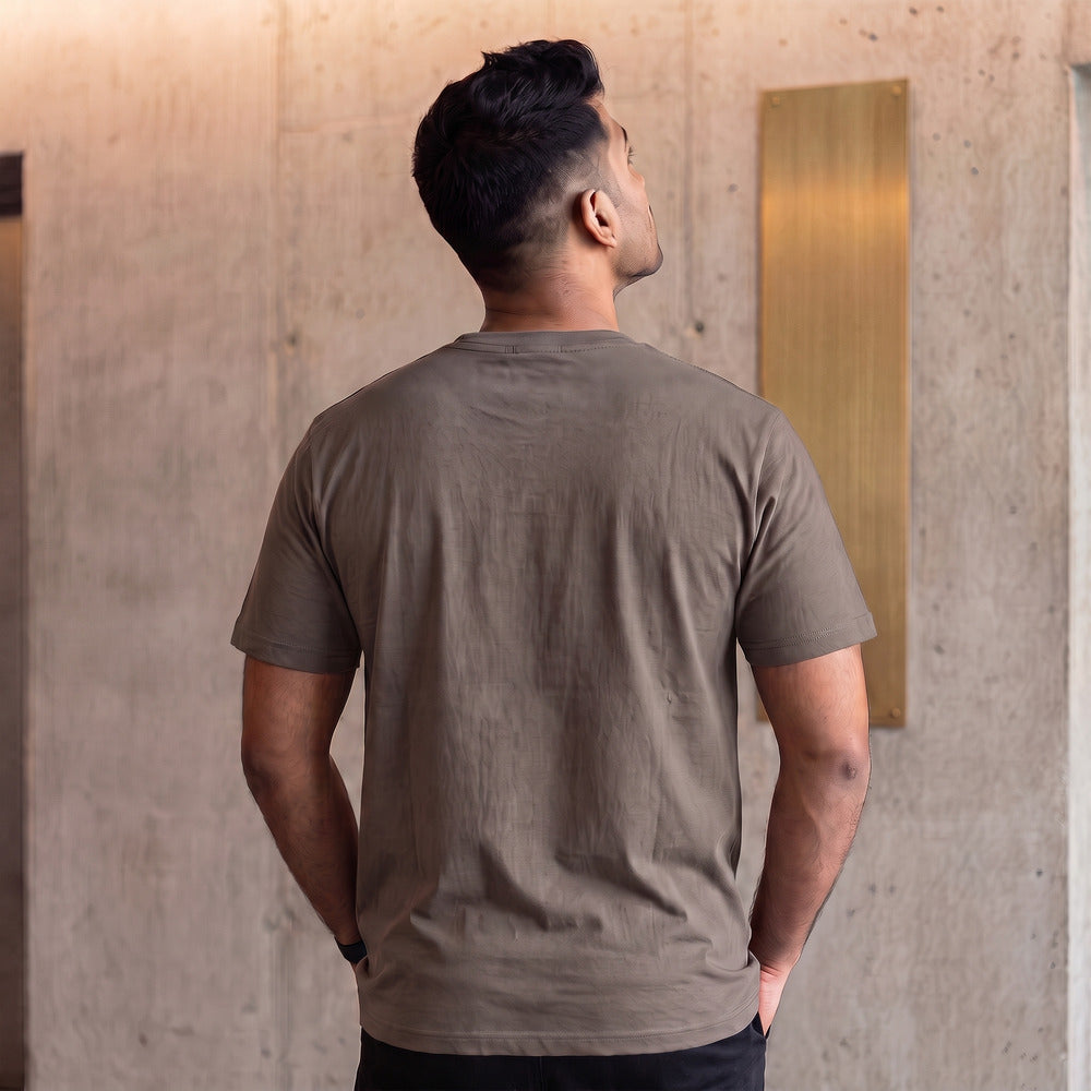 Classic Steel Grey Unisex T-Shirt - detail view | Macmerise