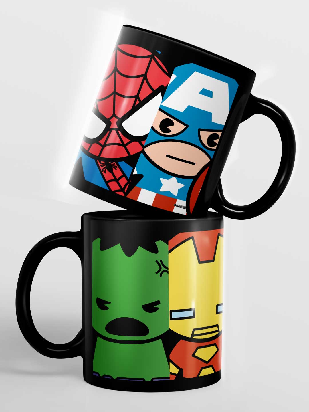 Kawaii Marvel Superheroes - Coffee Mug