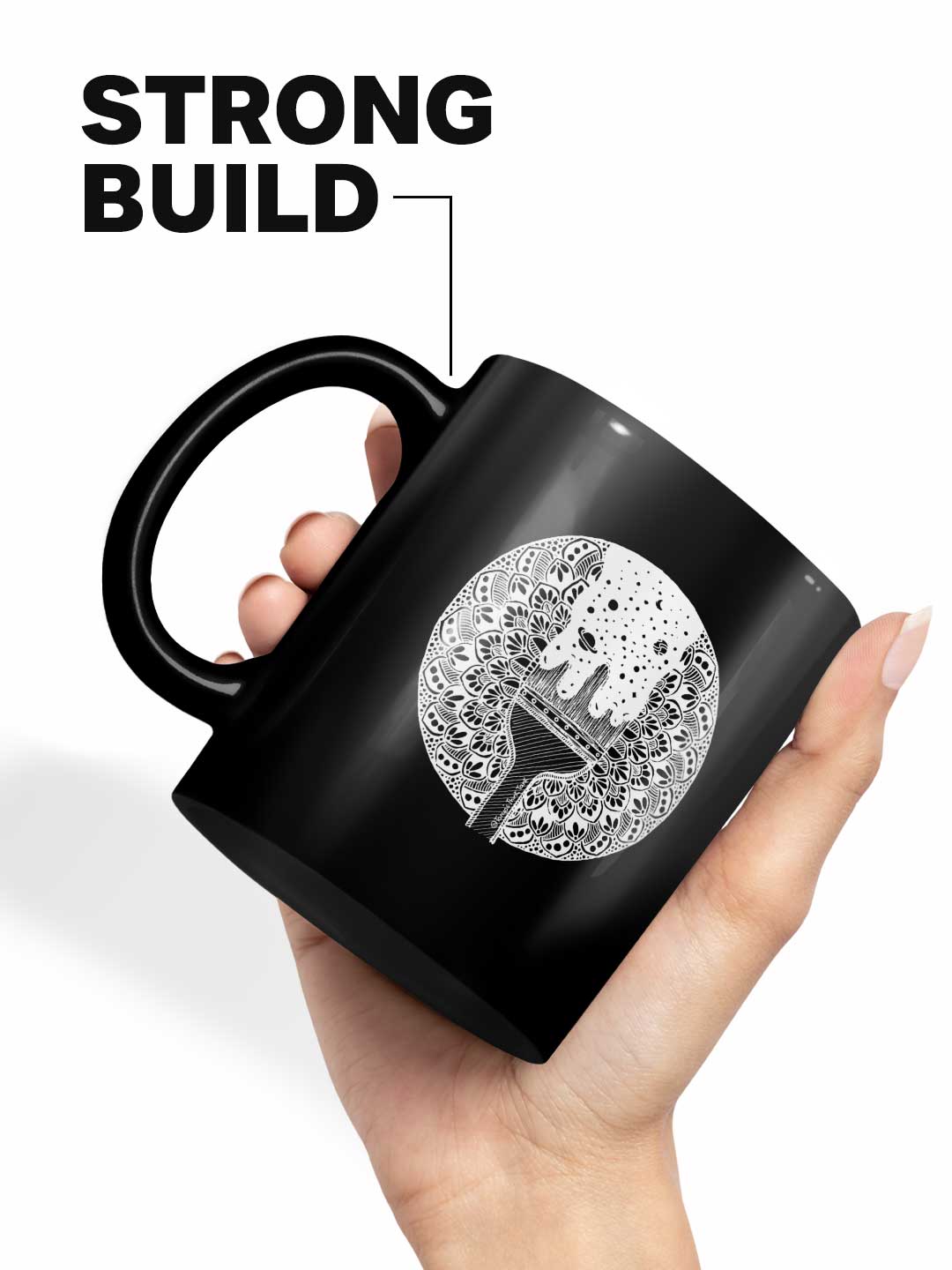 Paintbrush White - Coffee Mug