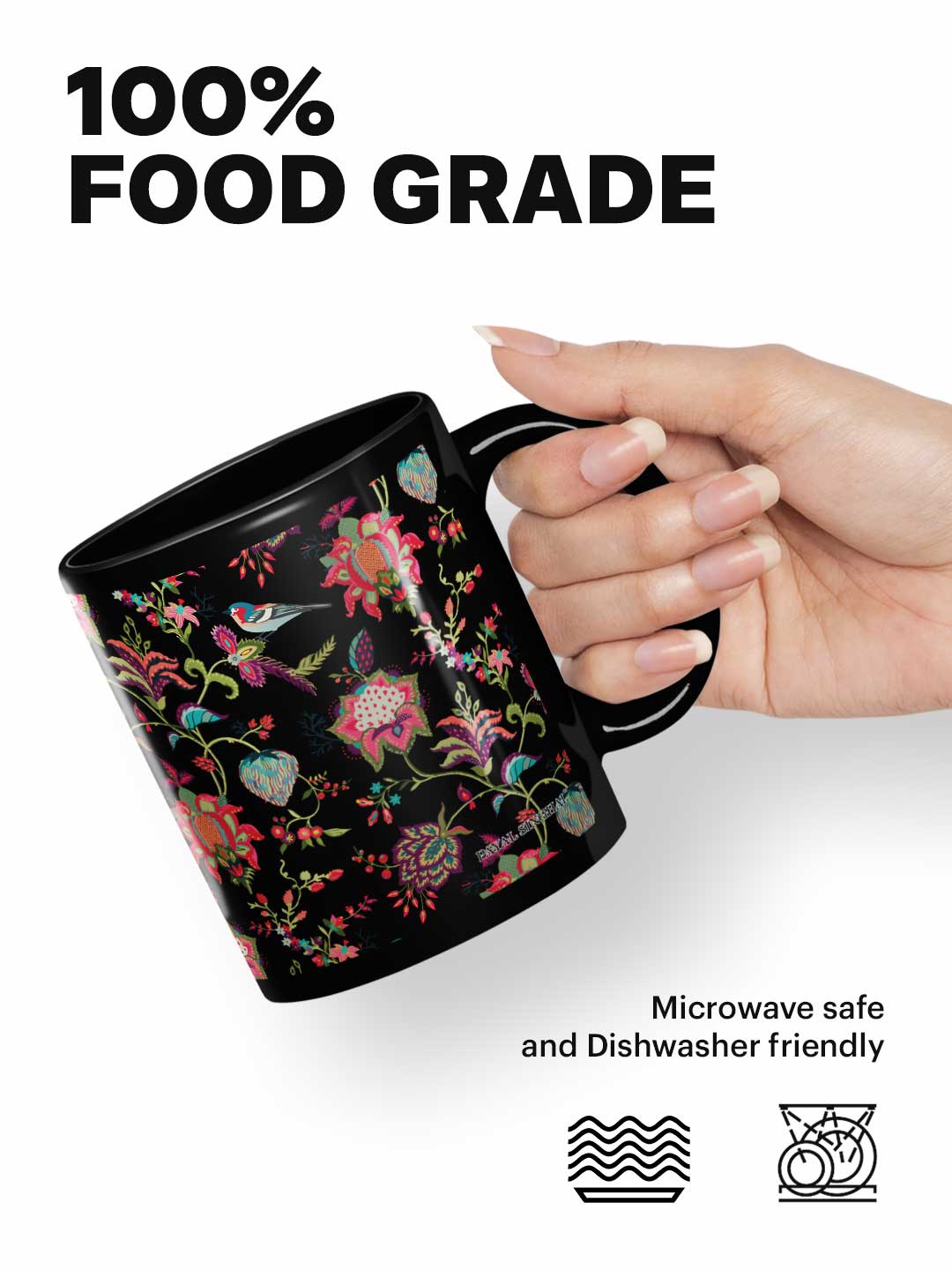 Payal Singhal Chidiya Black - Coffee Mug