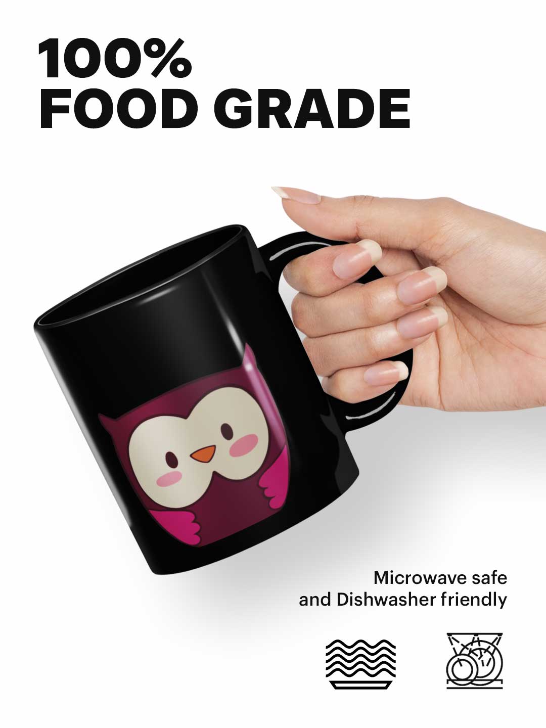 Purple Owl - Coffee Mug