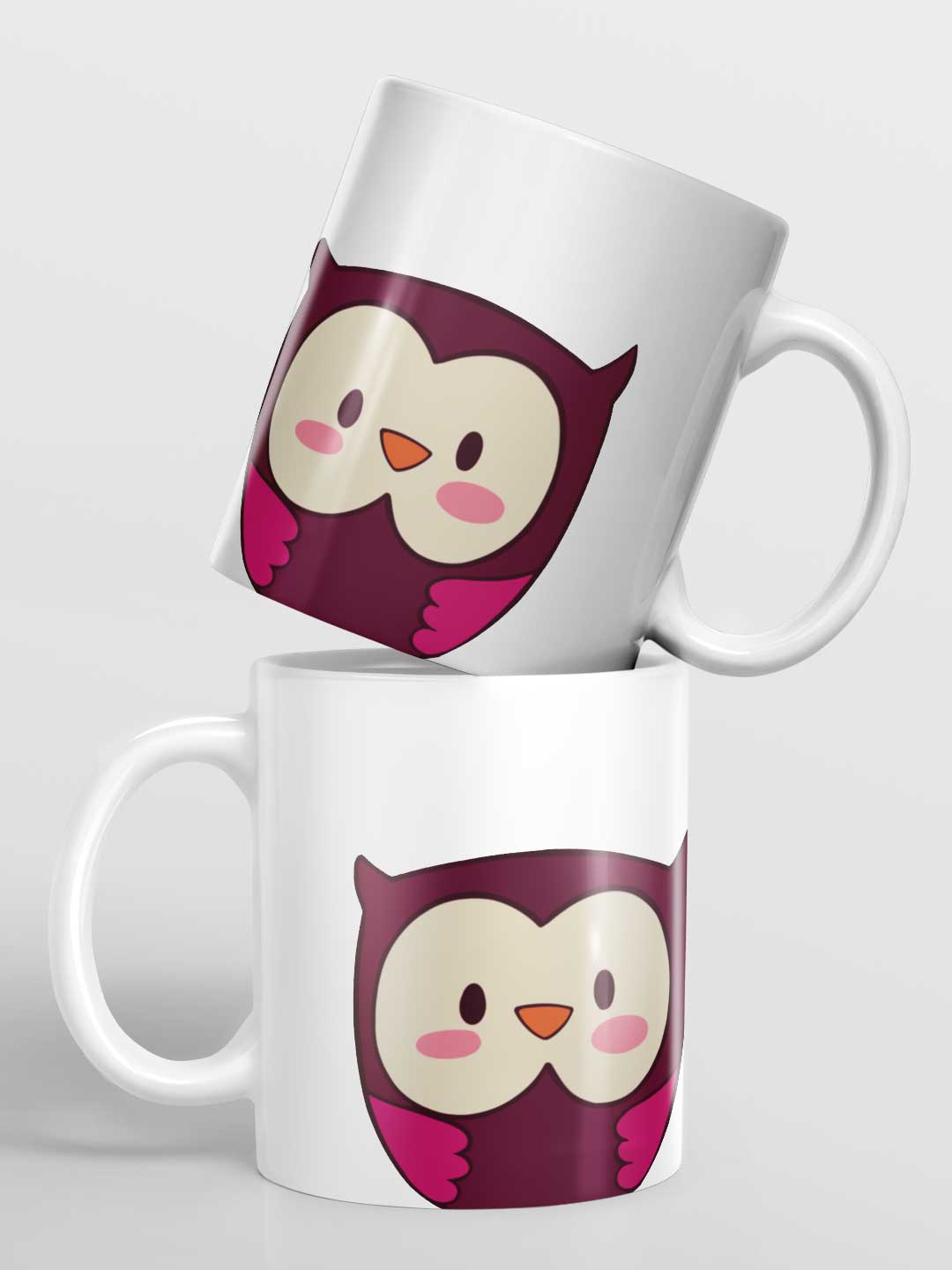 Purple Owl - Coffee Mug