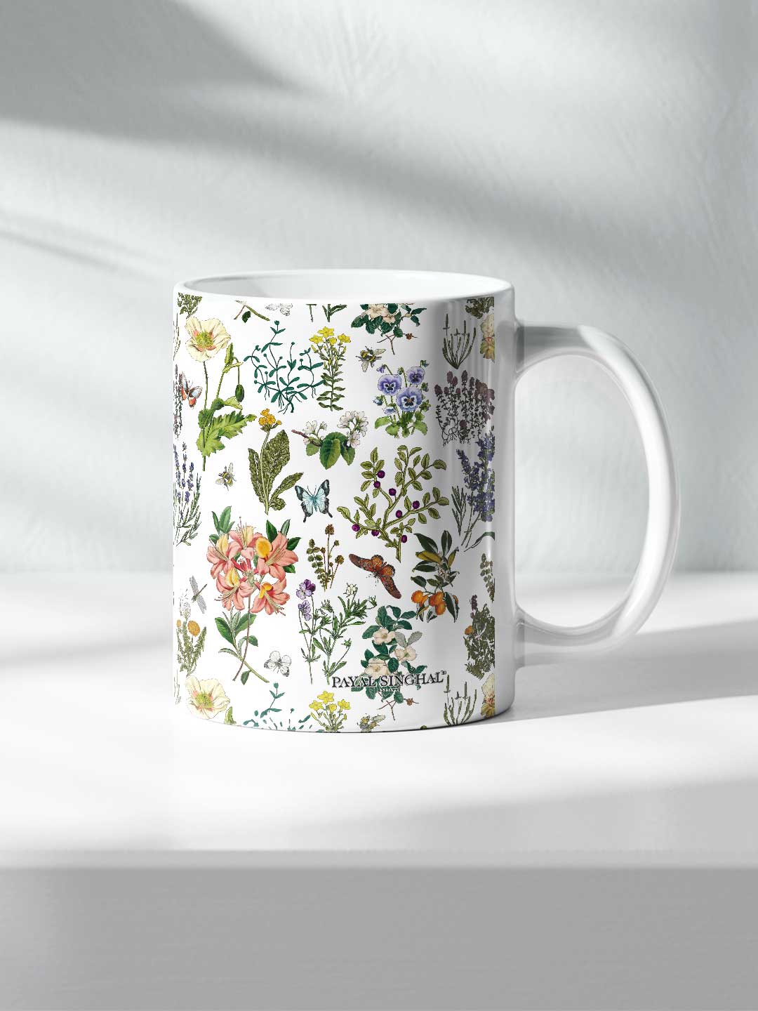 Payal Singhal Titli White - Coffee Mug
