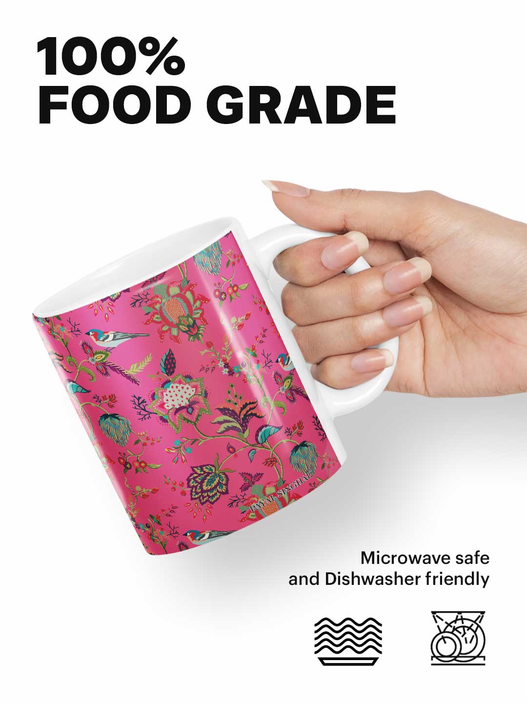 Payal Singhal Chidiya Pink - Coffee Mug