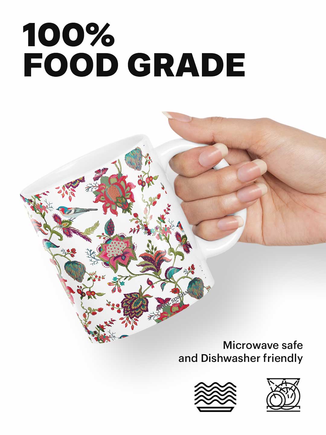 Payal Singhal Chidiya White - Coffee Mug