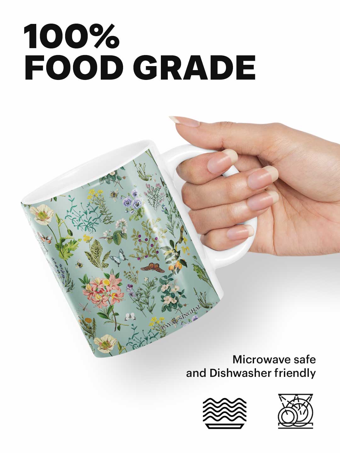 Payal Singhal Titli Aqua - Coffee Mug