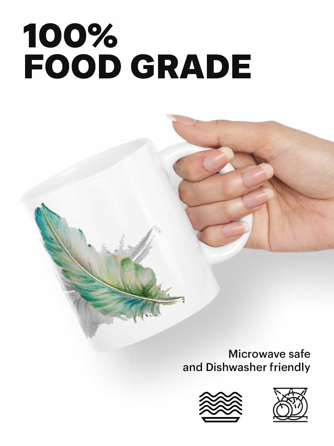 SK Feather Art - Coffee Mug