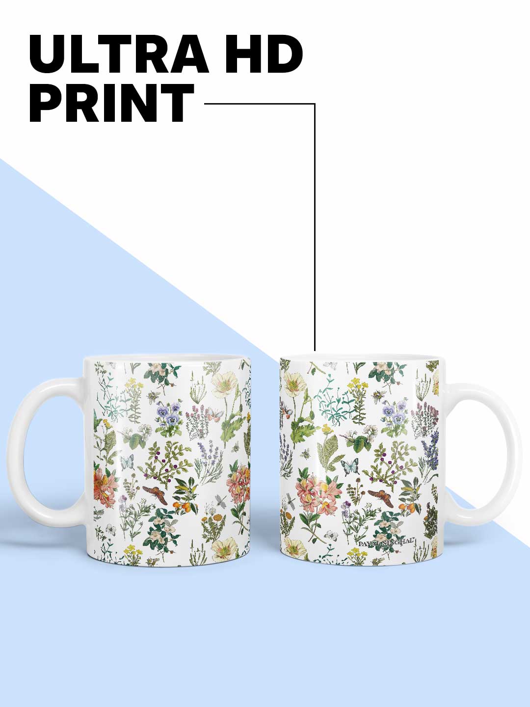 Payal Singhal Titli White - Coffee Mug