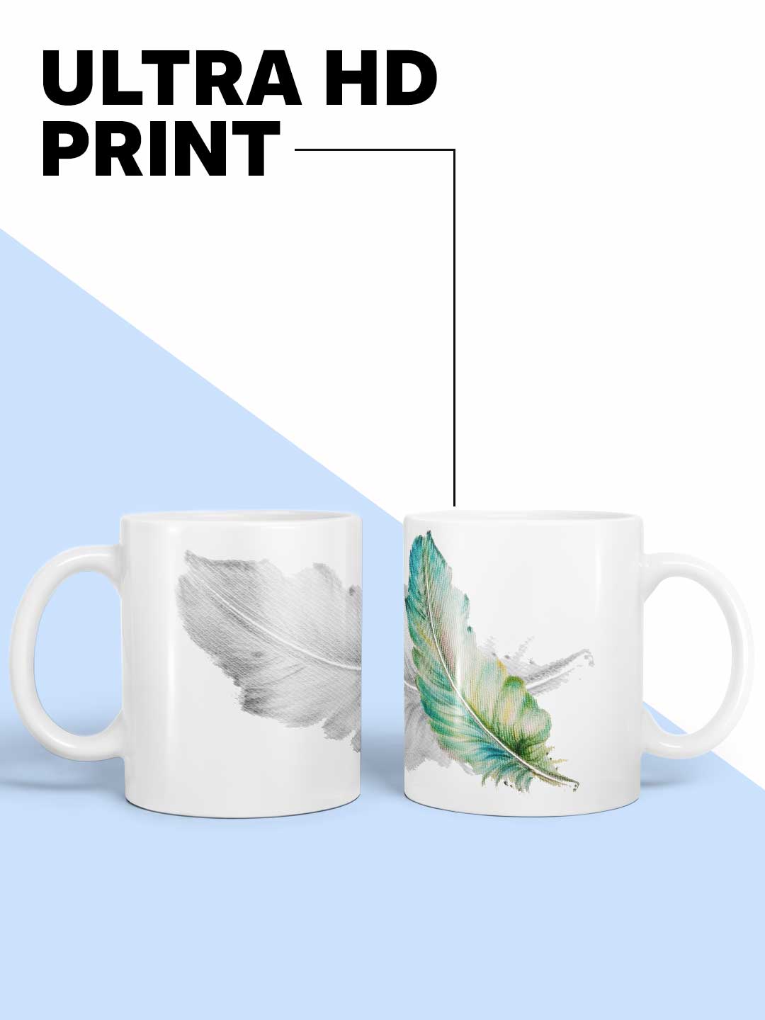 SK Feather Art - Coffee Mug