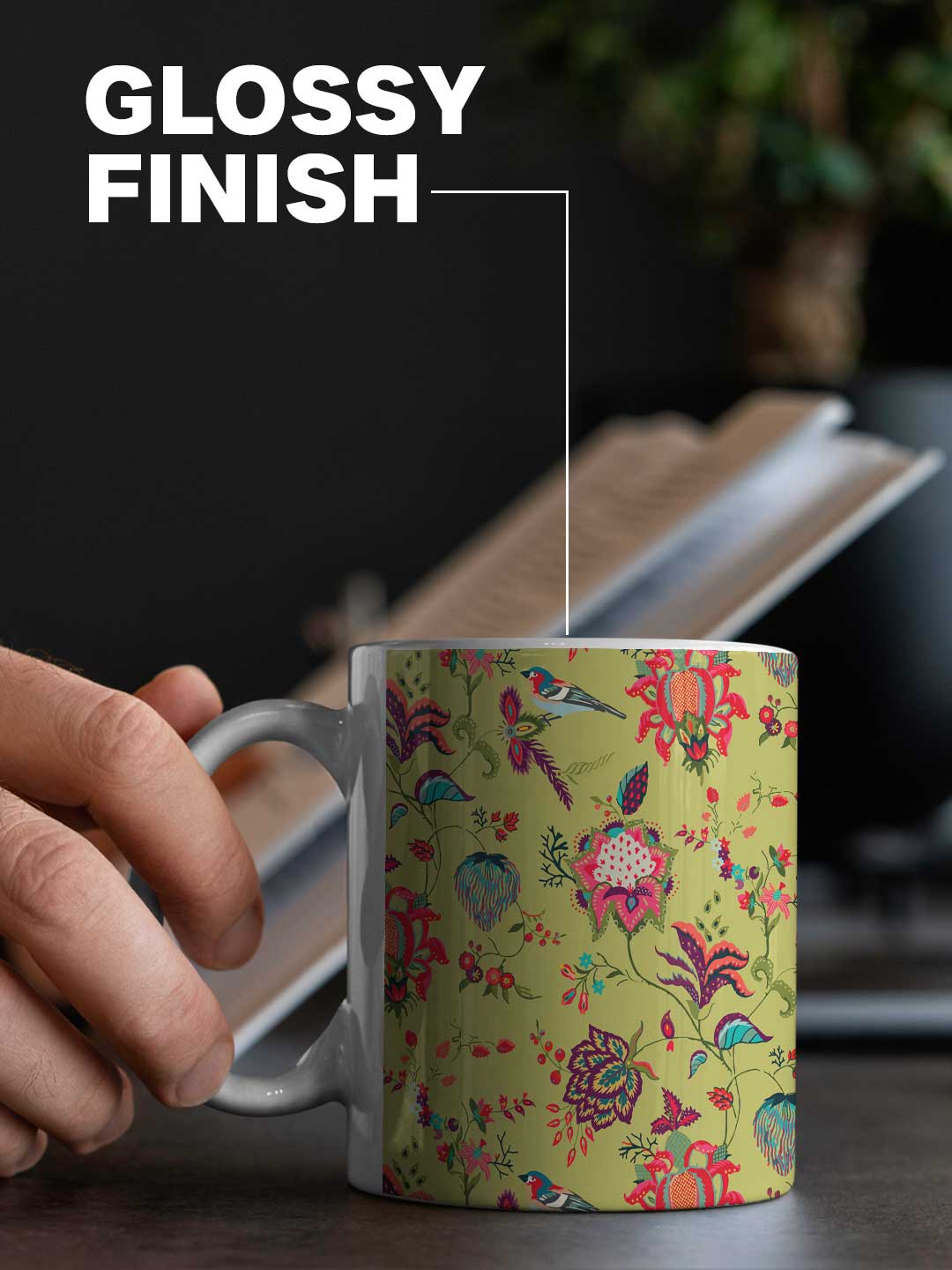 Payal Singhal Chidiya Olive - Coffee Mug