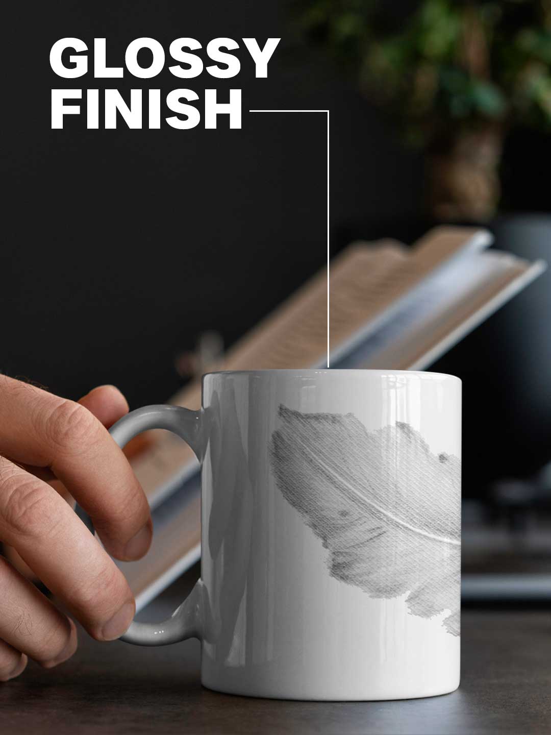 SK Feather Art - Coffee Mug