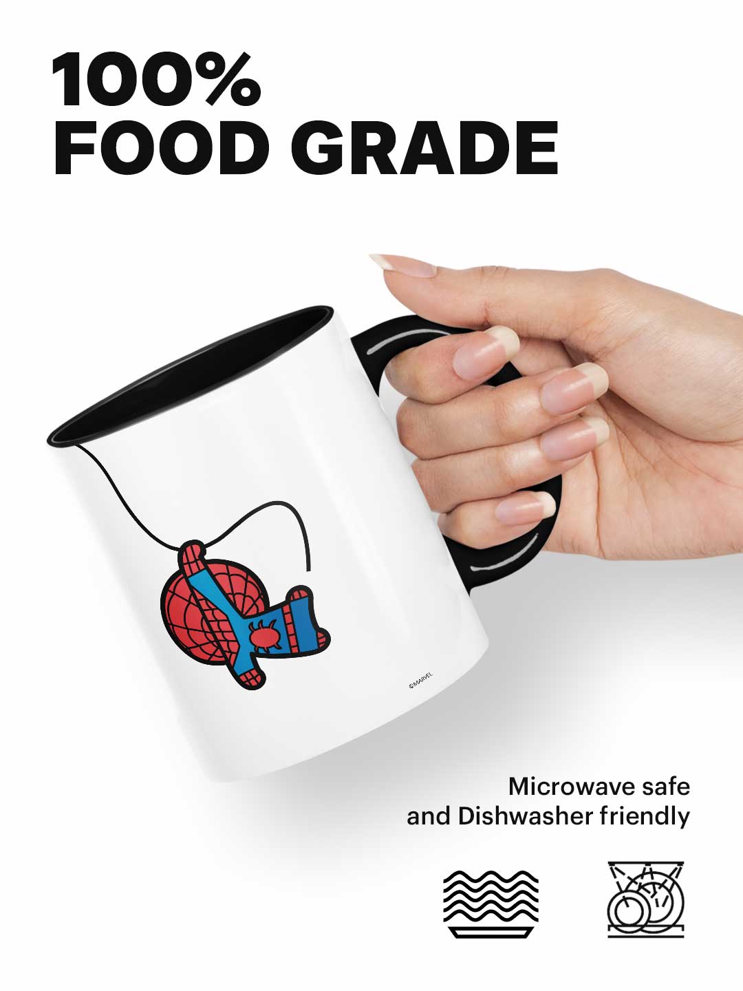 Spider Man Comic Kawaii - Coffee Mug