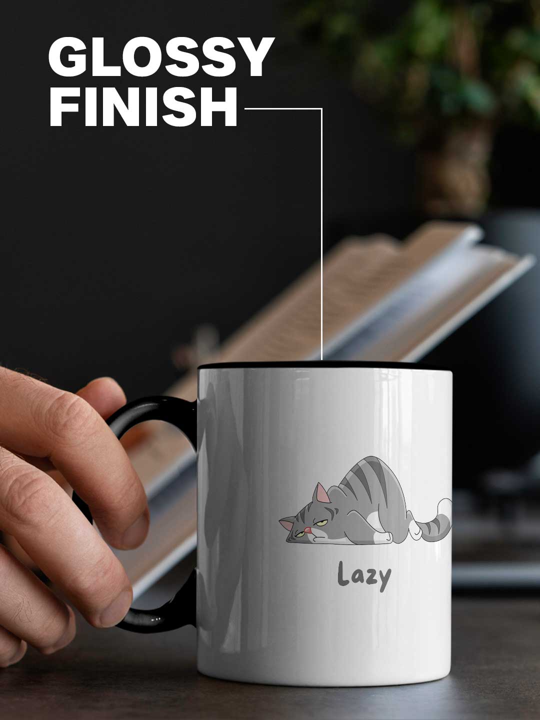 Lazy Cat - Coffee Mug