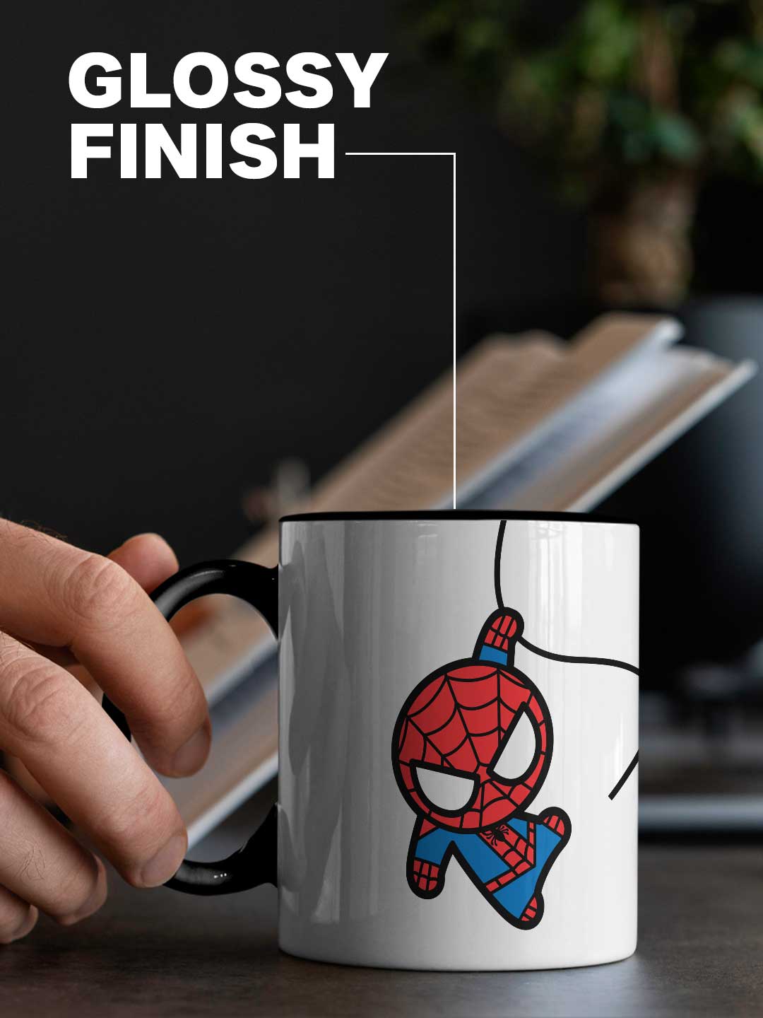 Spider Man Comic Kawaii - Coffee Mug