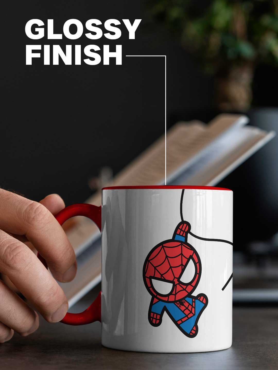 Spider Man Comic Kawaii - Coffee Mug