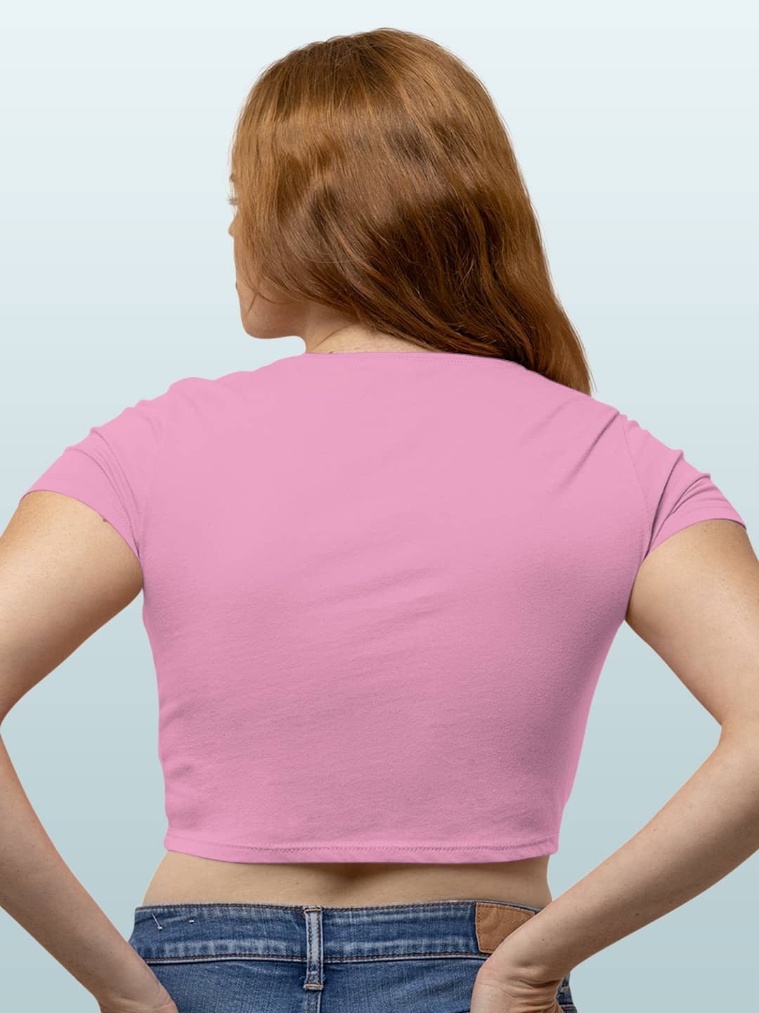 Sweet and Savage - Womens Crop Top Baby Pink Small