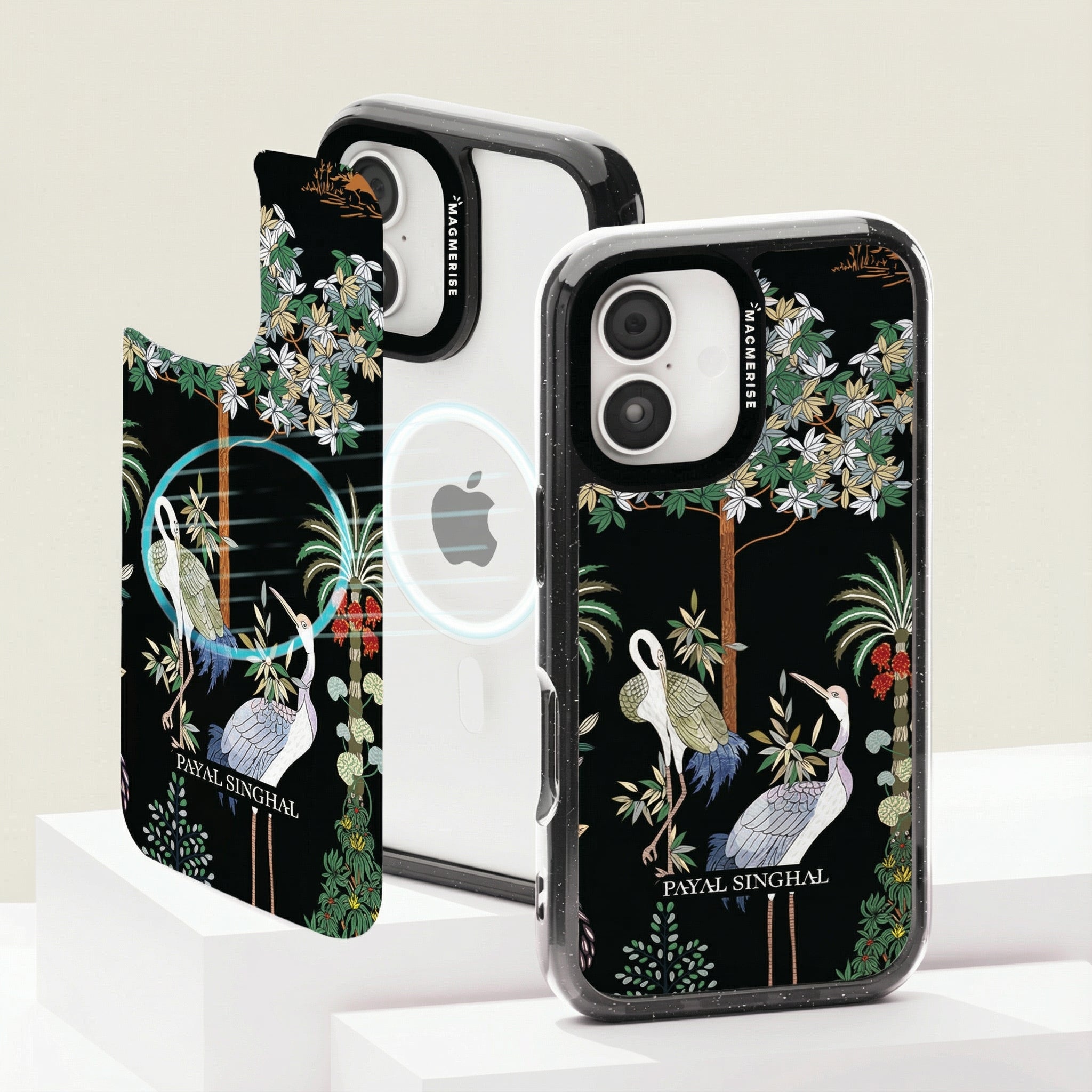 Payal Singhal Black Crane - iPhone 16 Pro Max Cover - Situationship