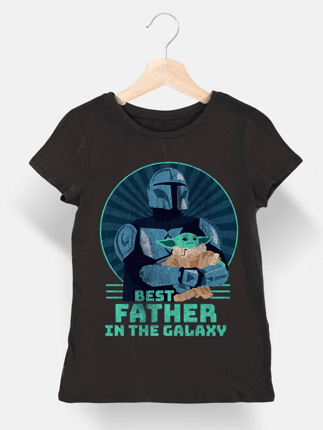 Best Mandalorian Father - Womens T-Shirt Black Small