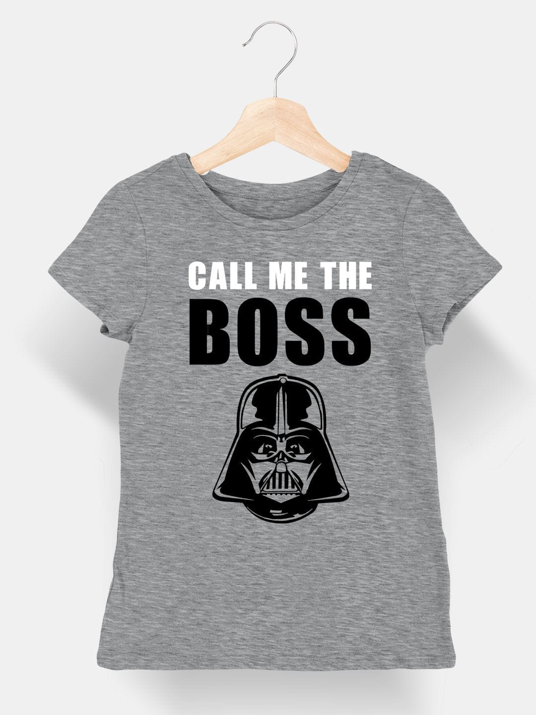 Call Vader Boss - Womens T-Shirt Grey Melange Large