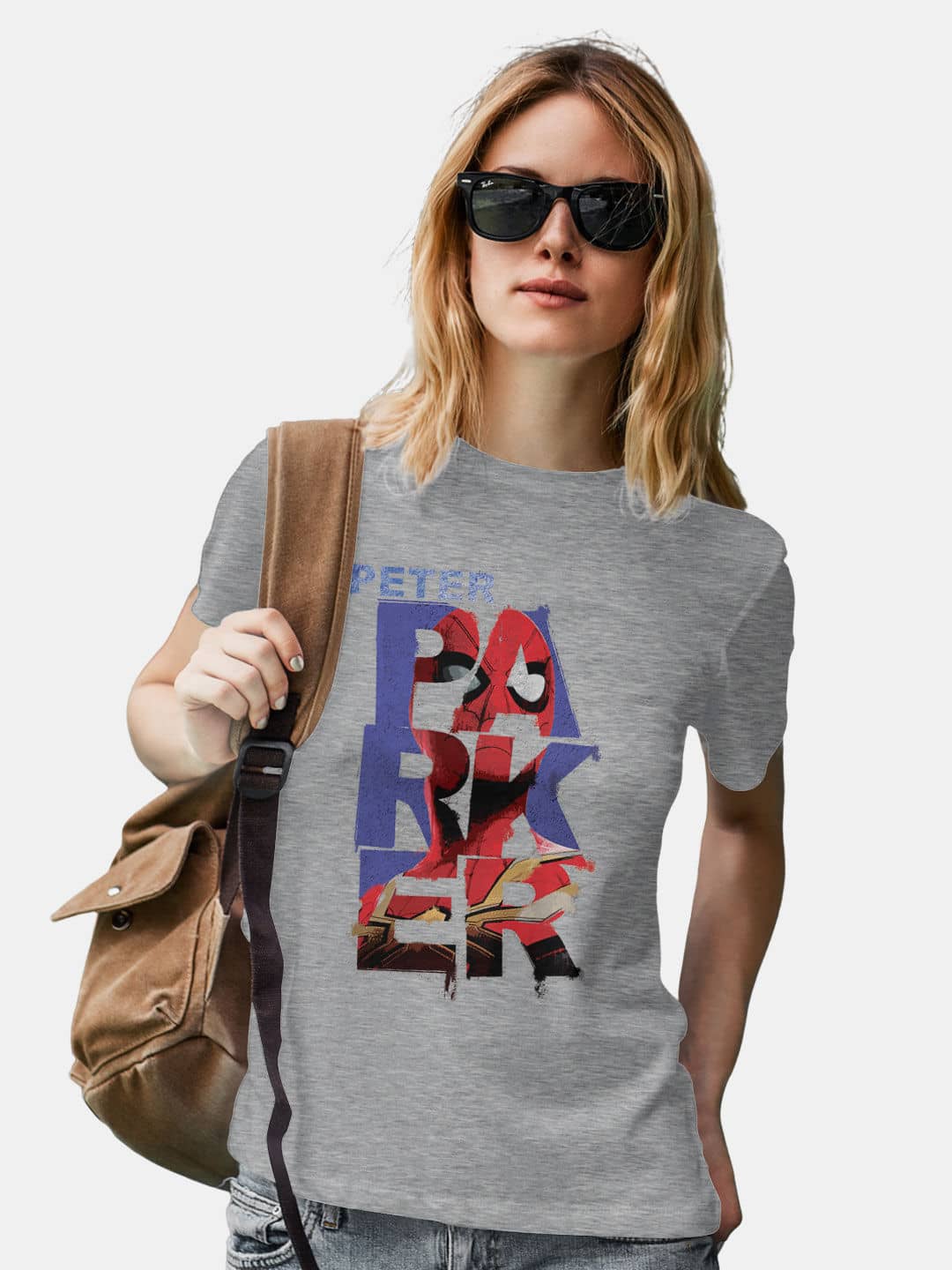 peterparkergrunge-womenst-shirt-greymelange-xl