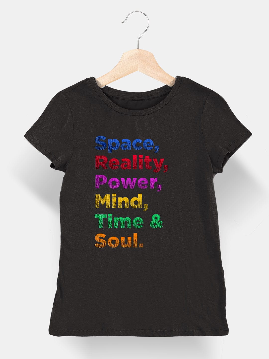 Power of the Infinity - Womens T-Shirt Black Medium