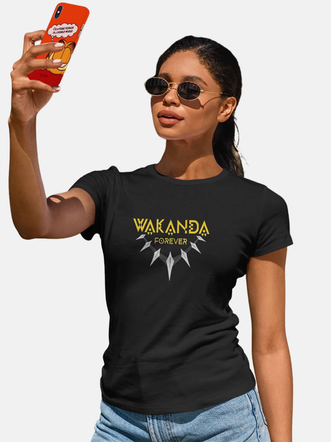 Wakanda Forever - Womens T-Shirt Black Medium