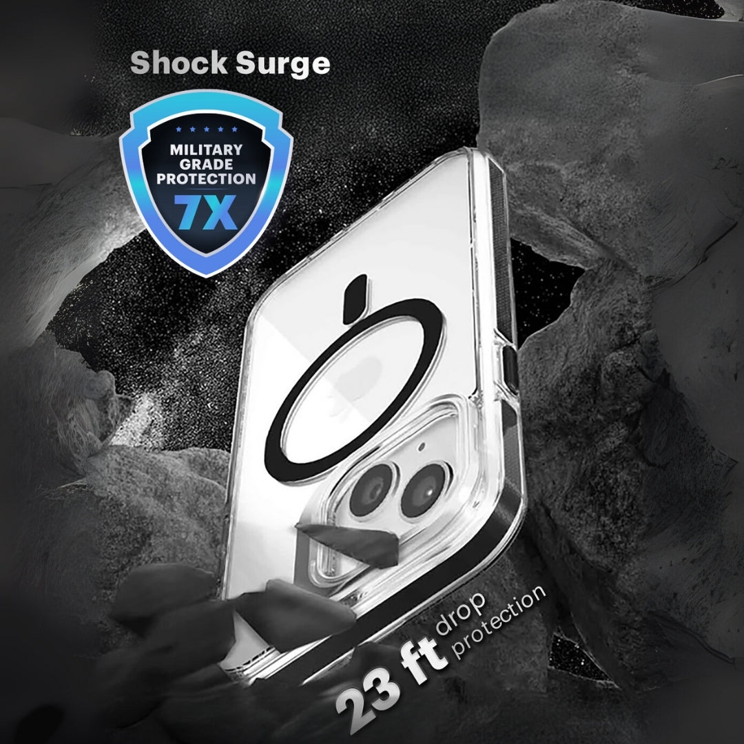 Clear Kickstand iPhone Case for iPhone 16 Plus Grey | Macmerise