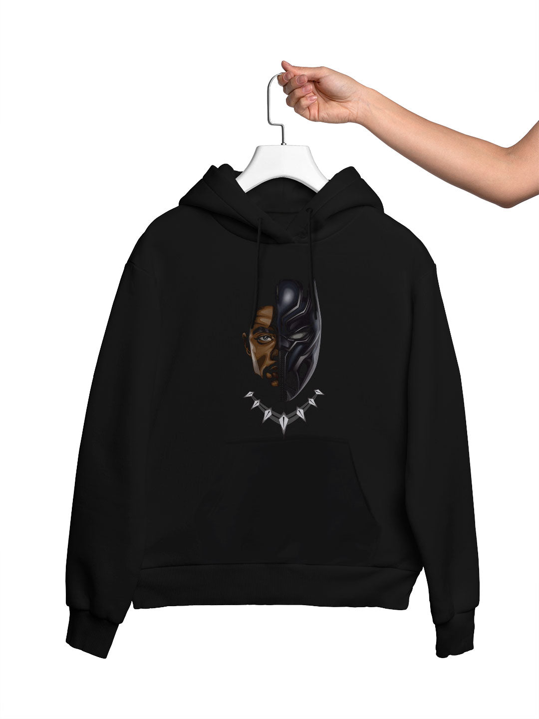 Tchalla Panther - Mens Hoodie - Regular Fit - Black - Small
