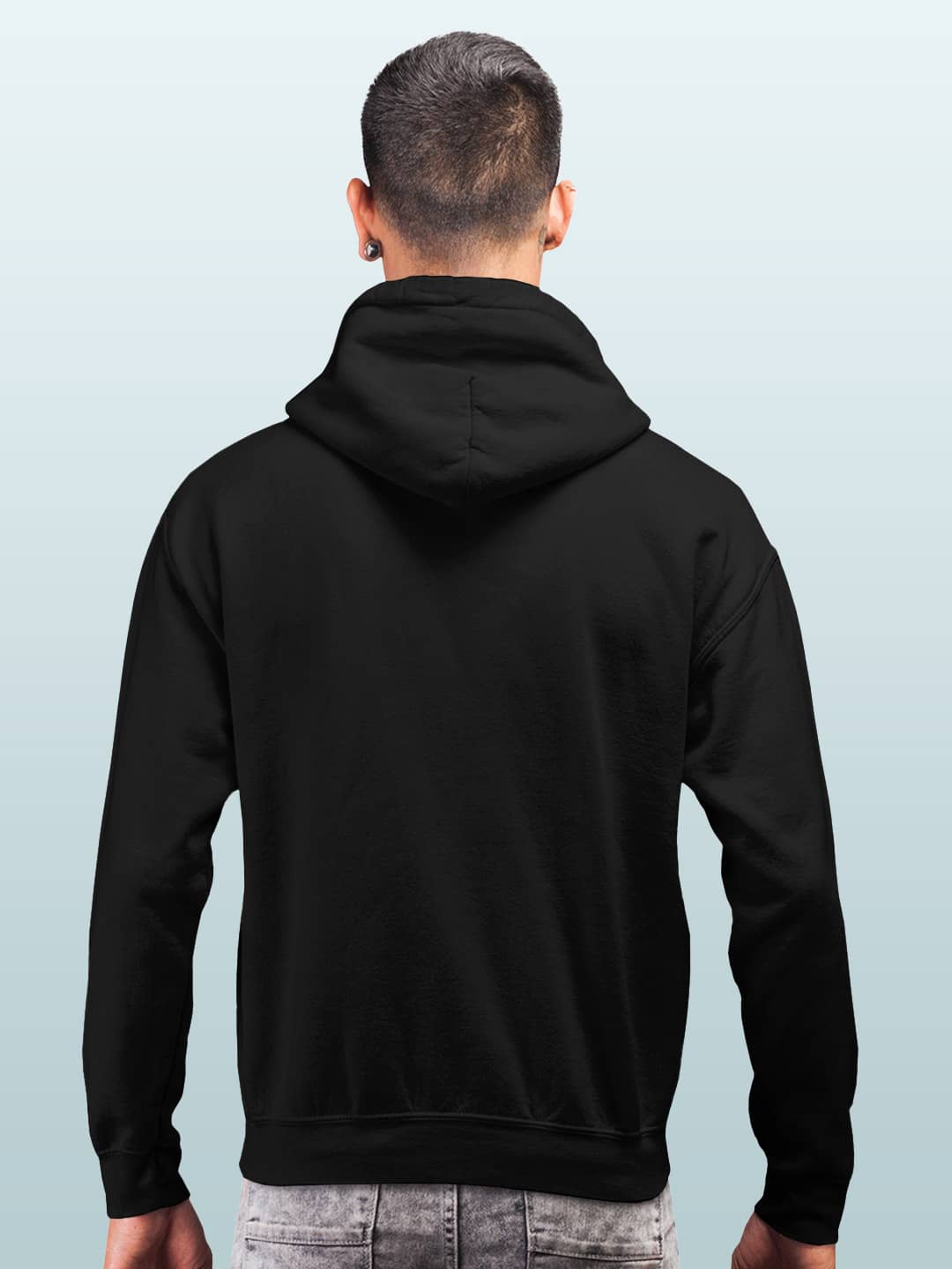 Mickey Mouse Portrait - Mens Hoodie Black Small