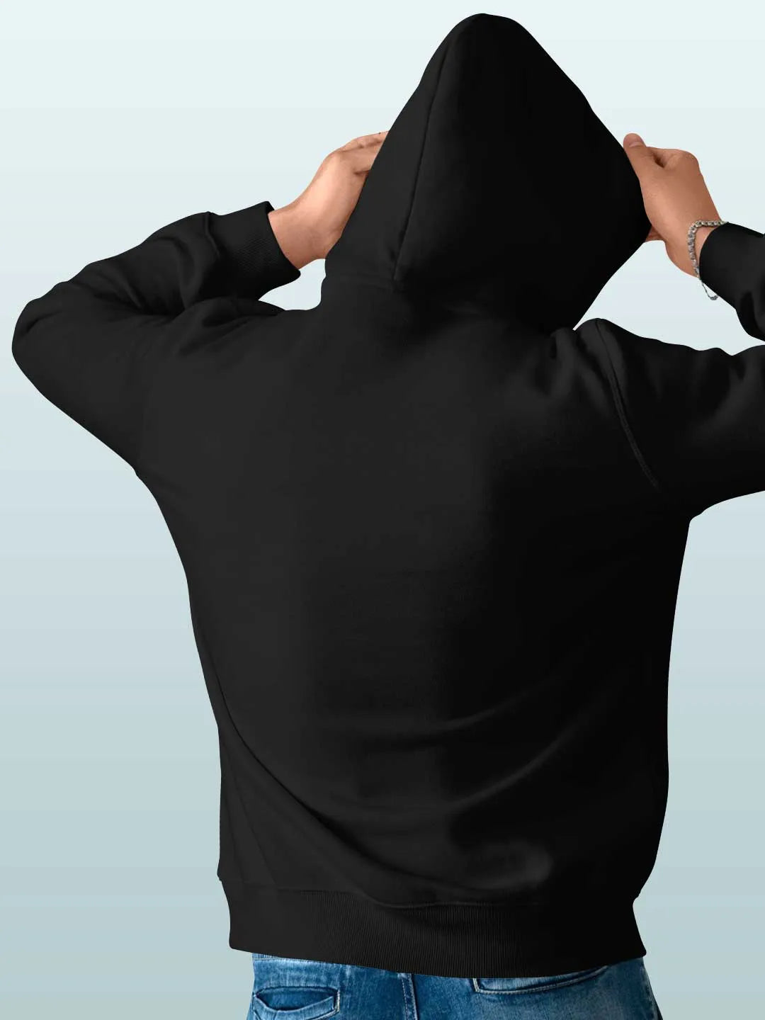 White Tiger - Mens Hoodie Black Small