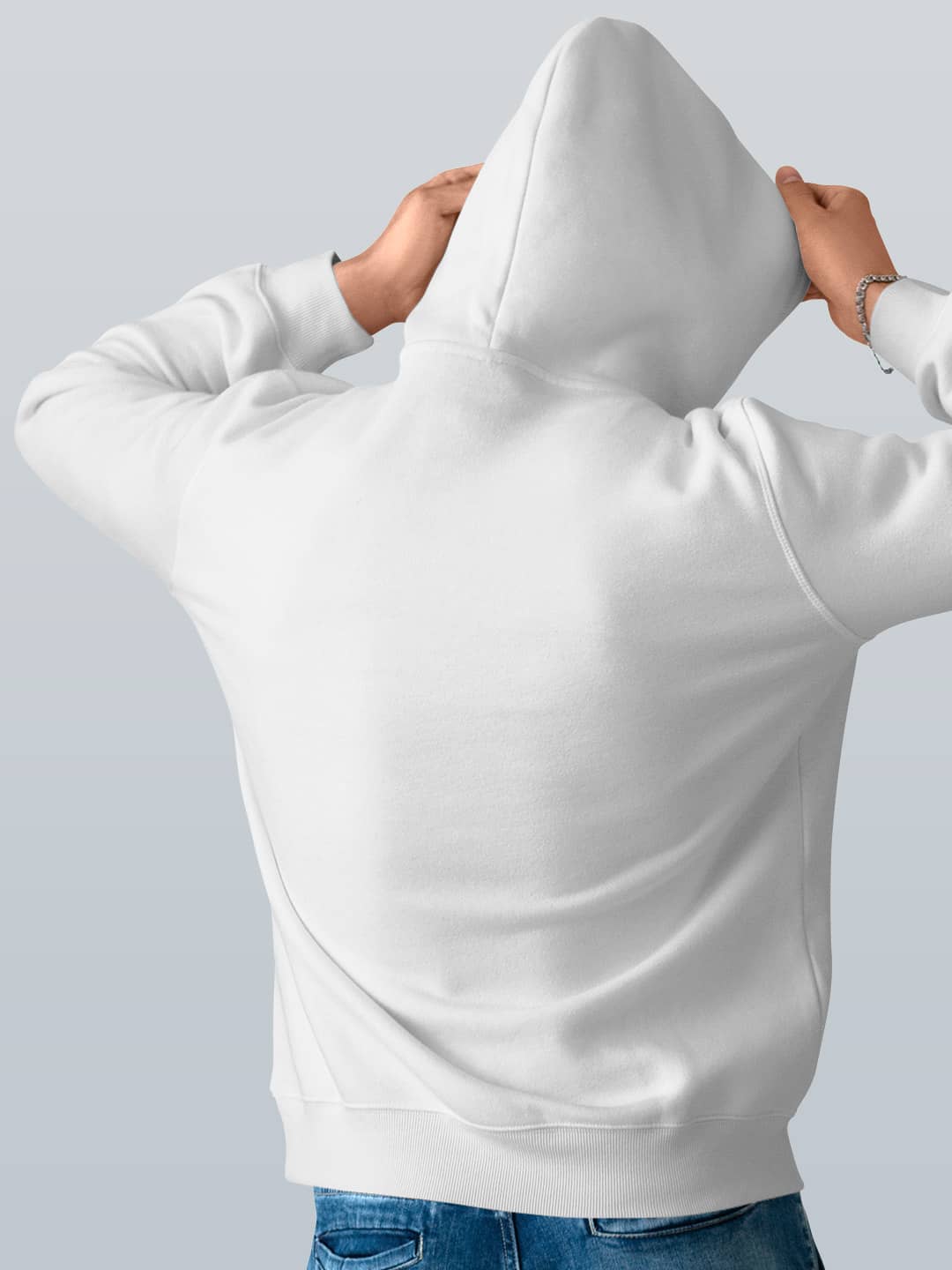 Basics - Mens Hoodie White