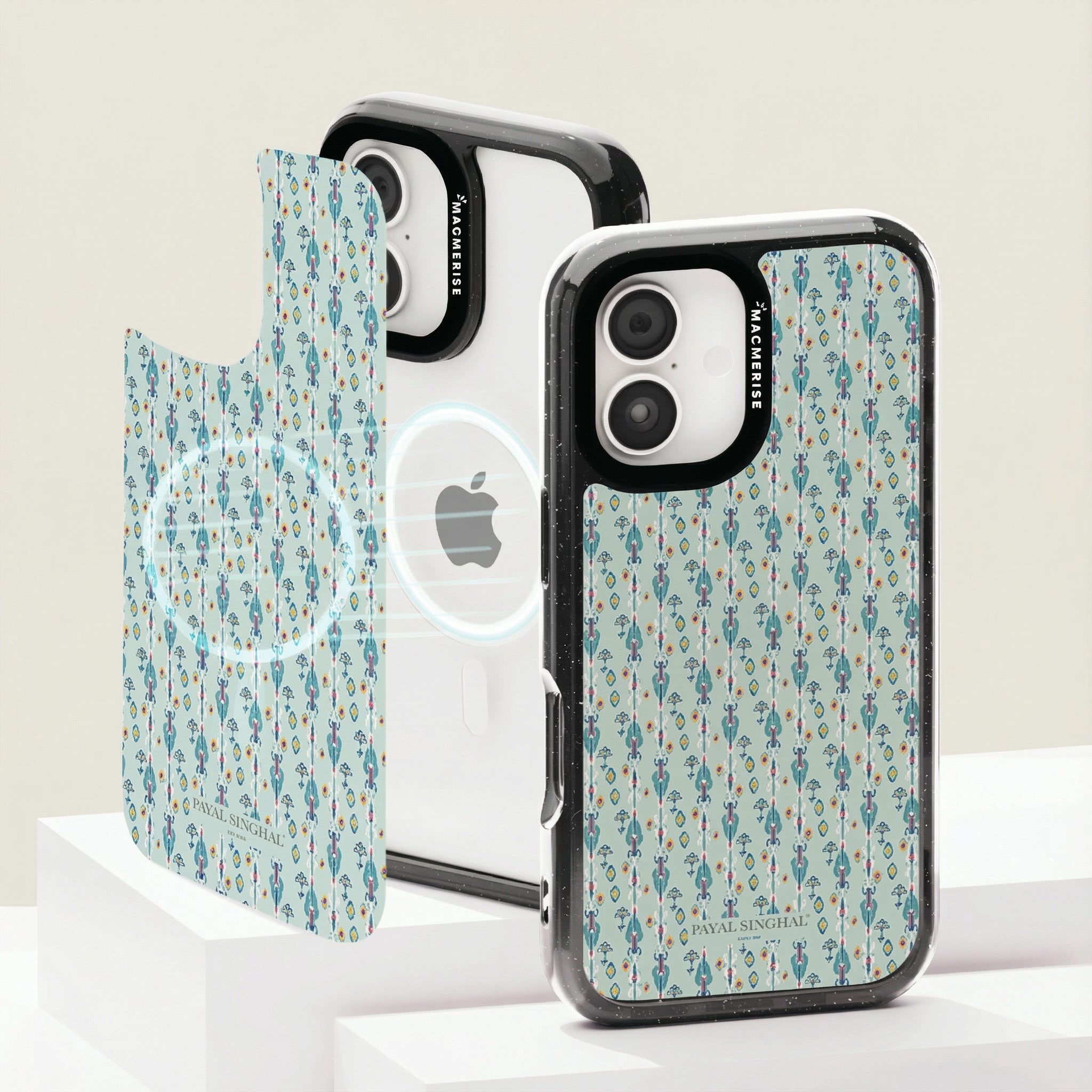Payal Singhal Blue Ikat - iPhone 14 Plus Cover - Situationship
