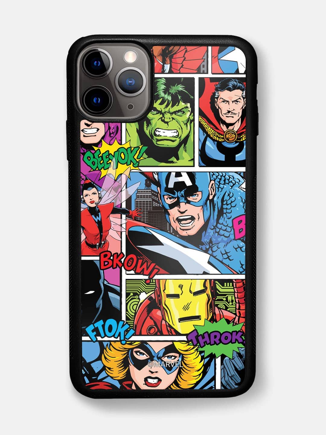 Comic Superheroes Mashup - iPhone 11 Pro Max Cover