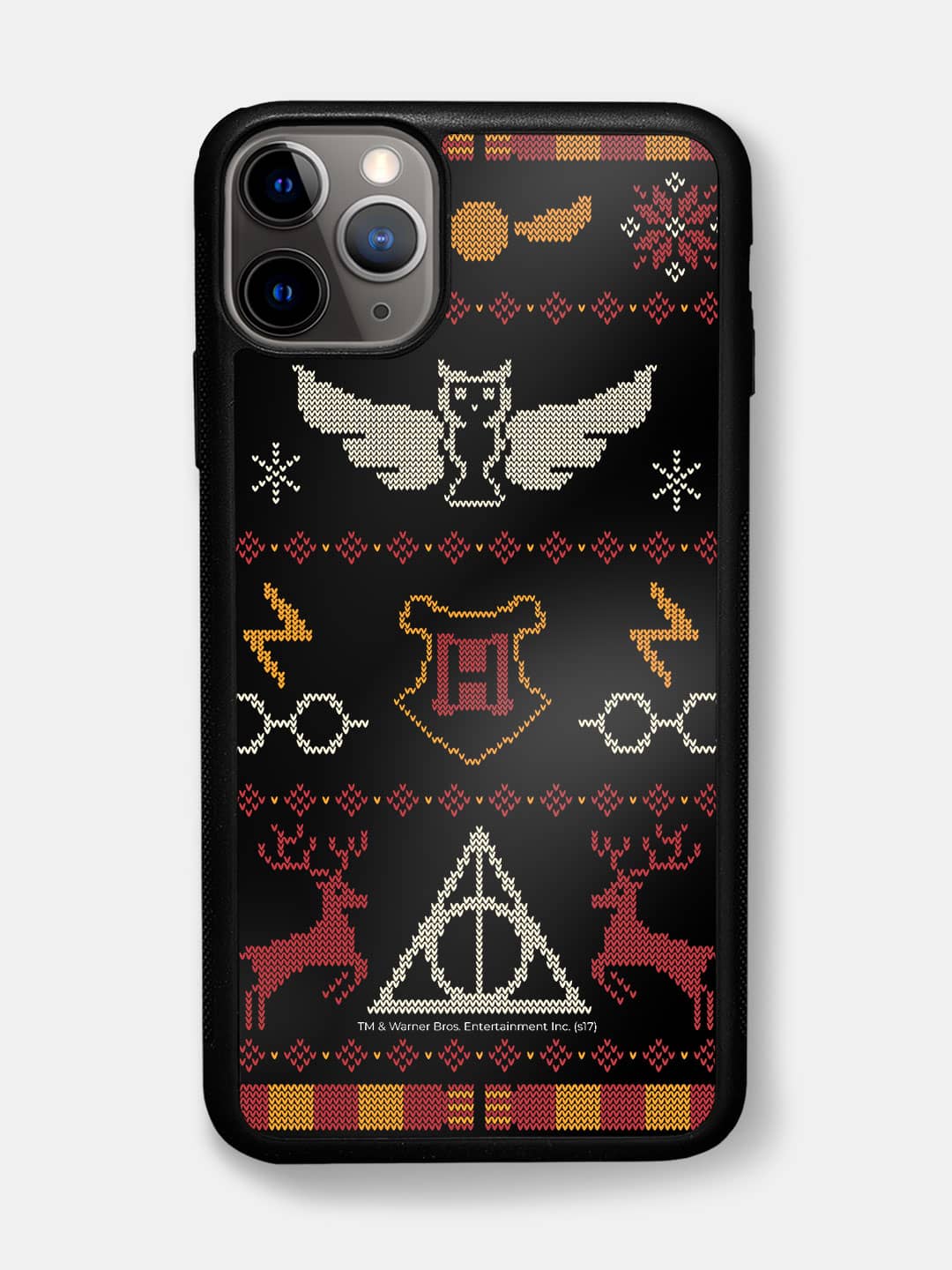 Harry Potter Christmas Pattern - iPhone 11 Pro Max Bumper Cover