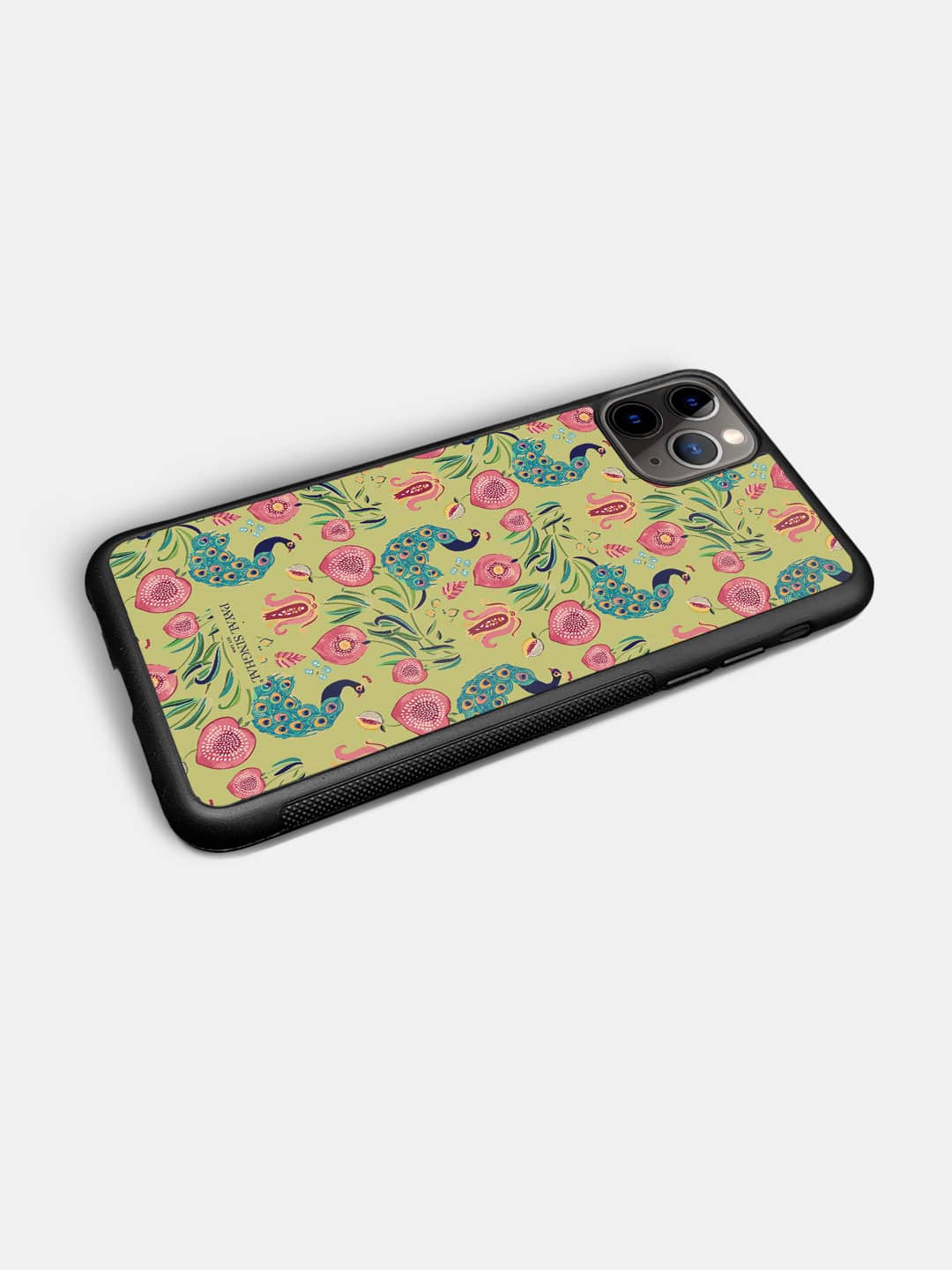 Payal Singhal Anaar and Mor Olive - iPhone 11 Pro Max Cover