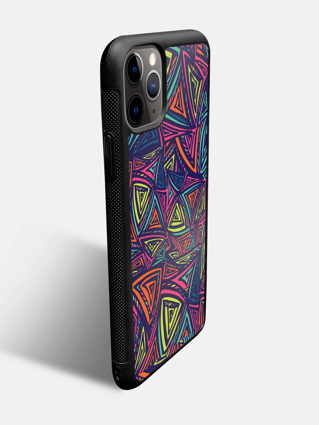 Neon Angles - iPhone 11 Pro Max Bumper Cover