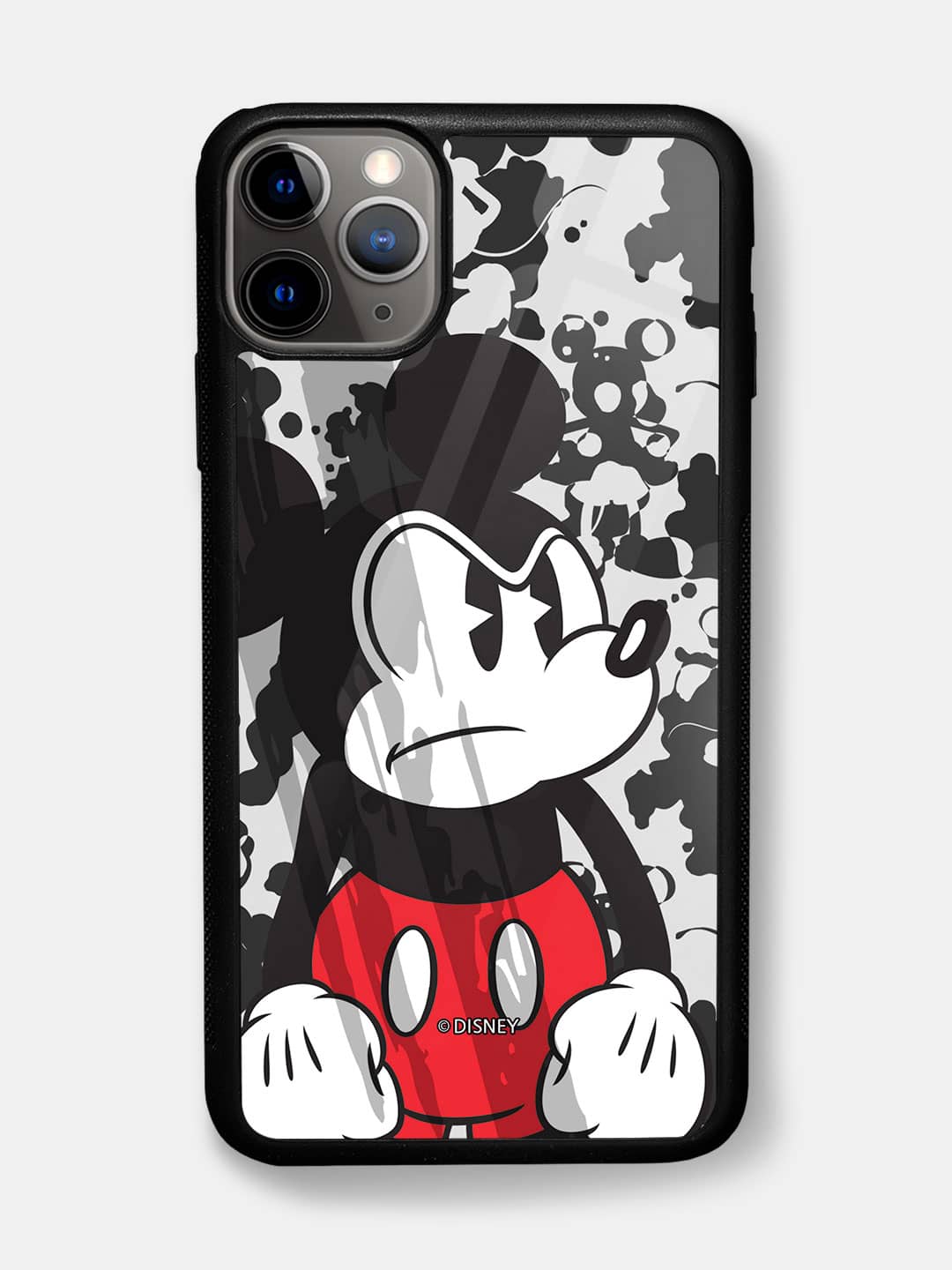 Grumpy Mickey - iPhone 11 Pro Max Glass Cover