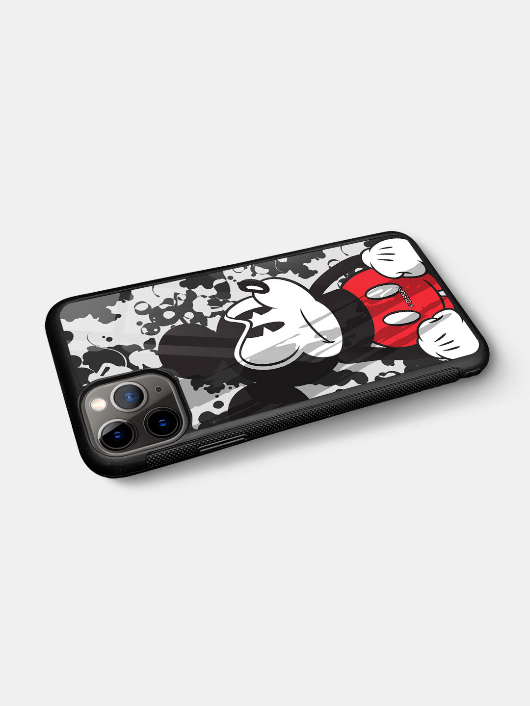Grumpy Mickey - iPhone 11 Pro Max Glass Cover
