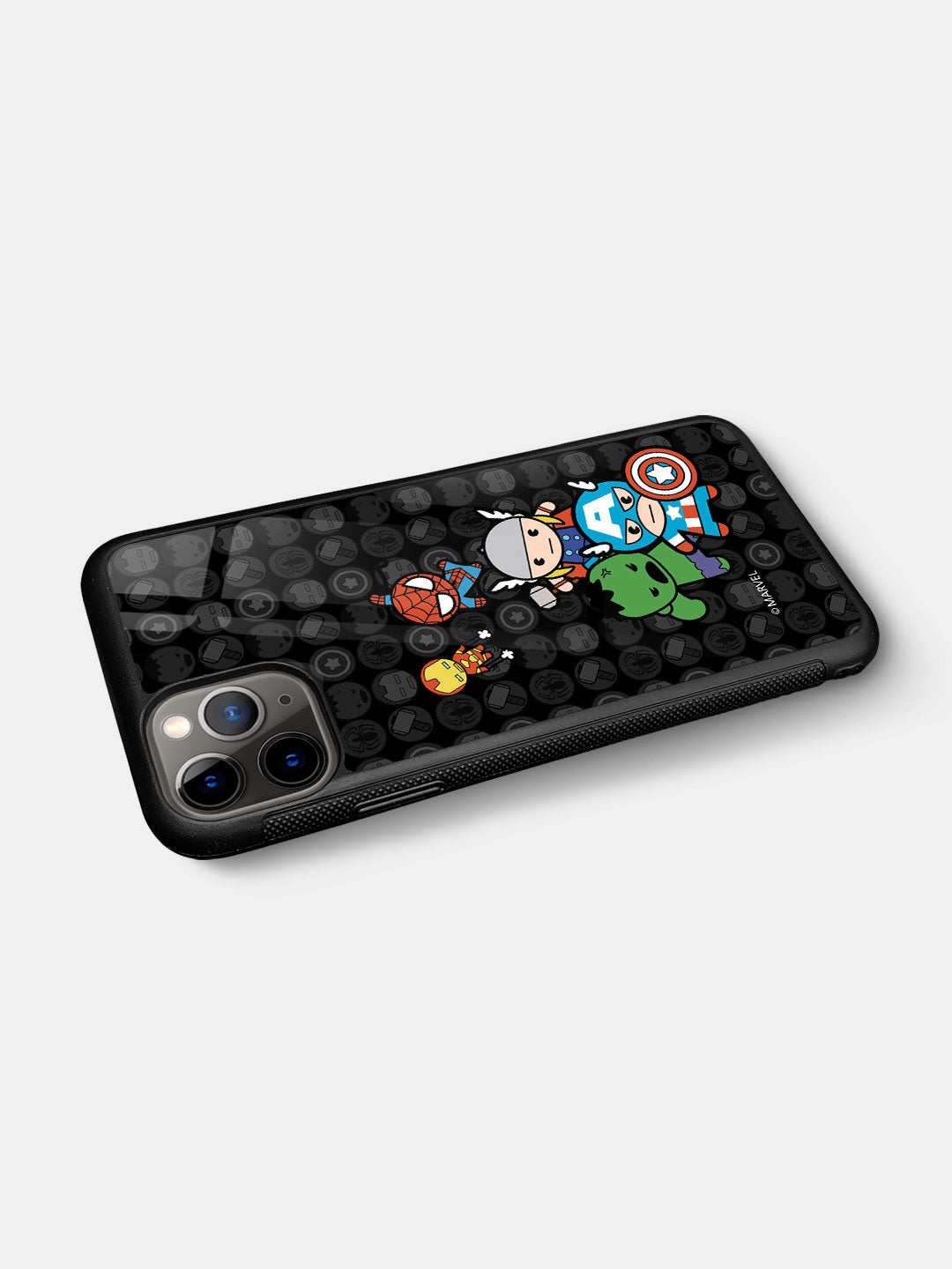 Kawaii Marvel Comics - iPhone 11 Pro Max Glass Cover