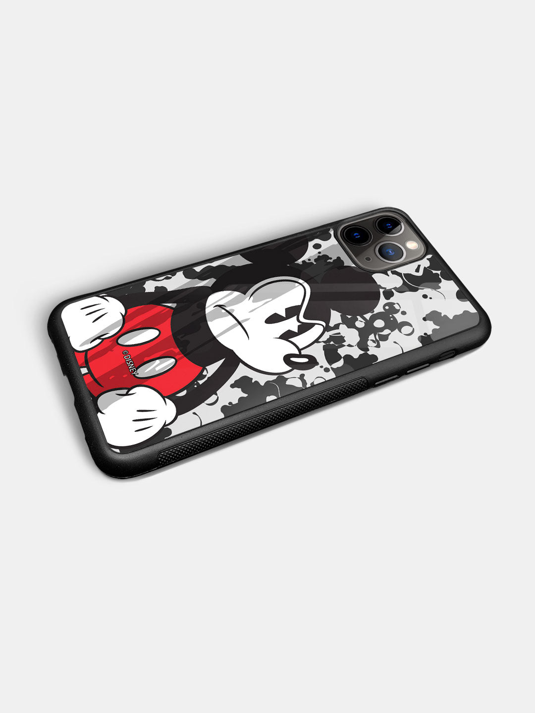 Grumpy Mickey - iPhone 11 Pro Max Glass Cover