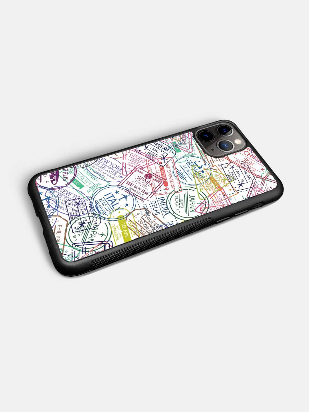 Immigration Stamps White - iPhone 11 Pro Cover