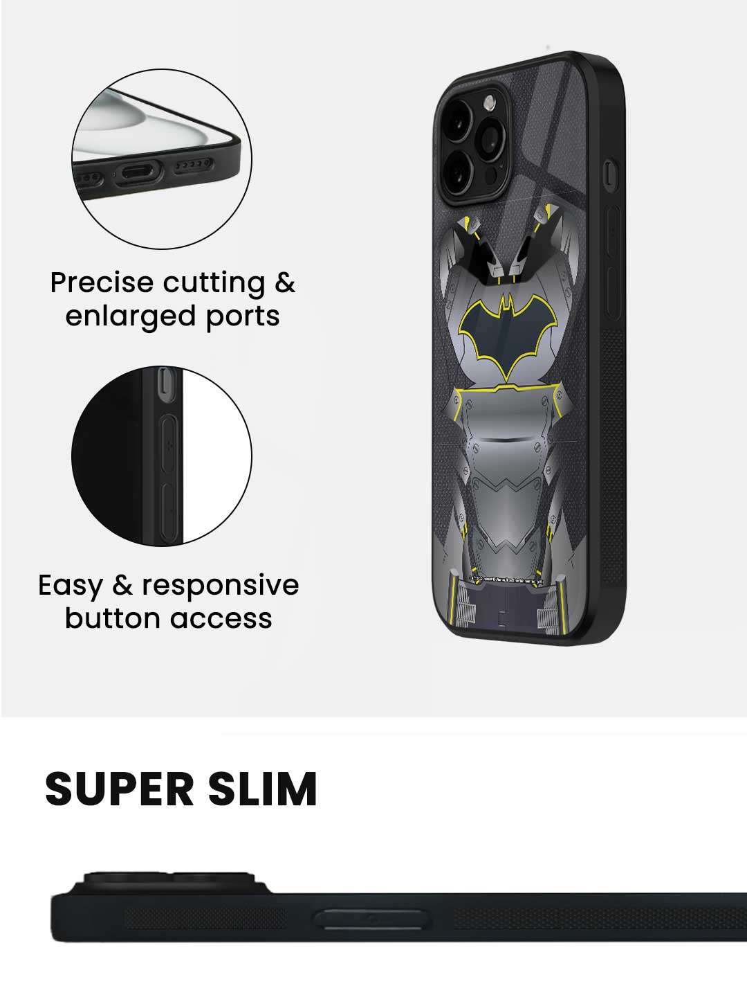 Suit up Batman - iPhone 12 Pro Max Glass Cover