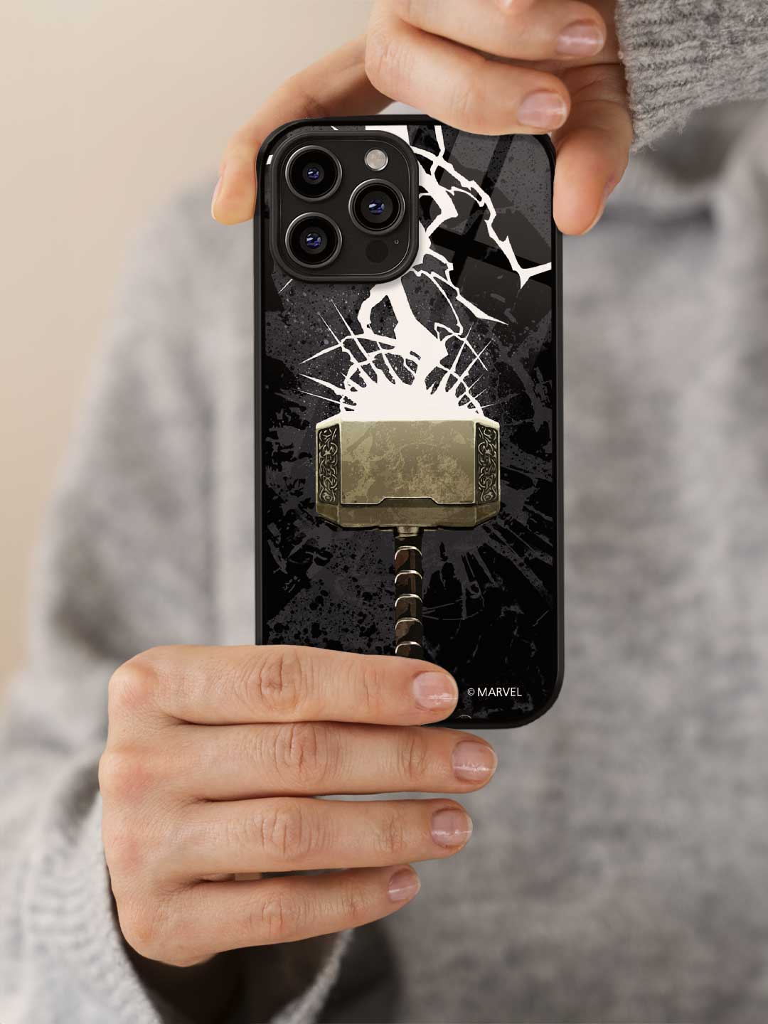 The Thunderous Hammer - iPhone 12 Pro Max Glass Cover