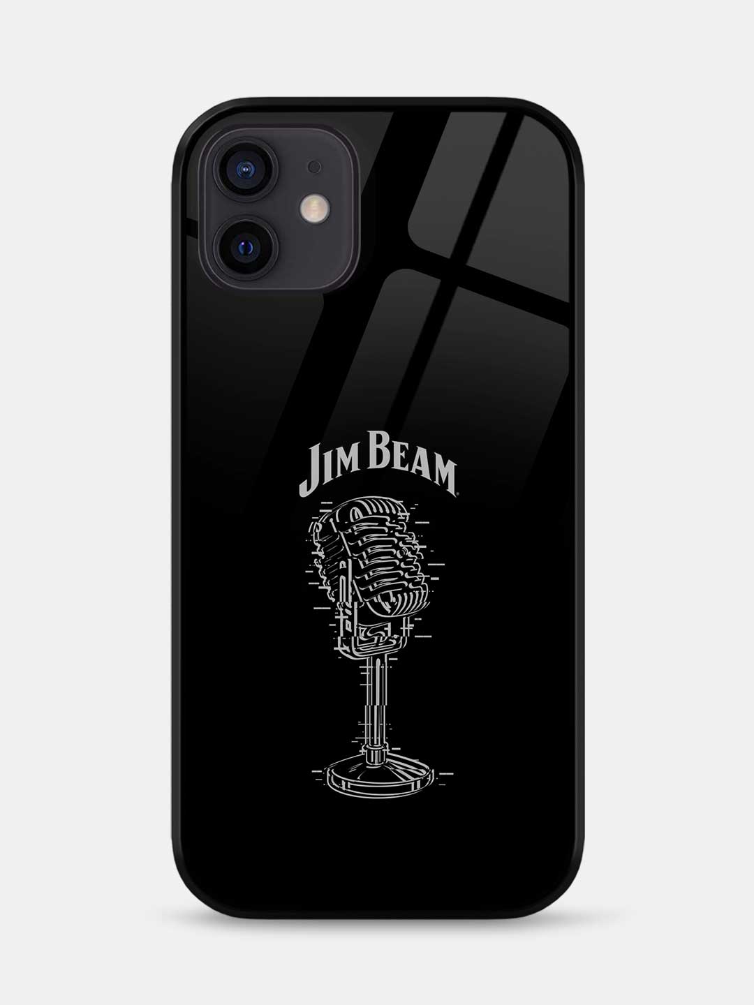 Jim Beam Retro Mic - iPhone 12 Mini Glass Cover