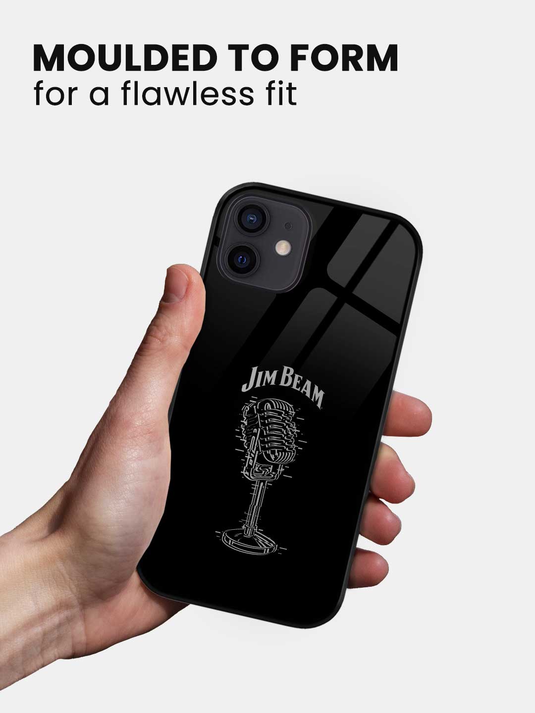 Jim Beam Retro Mic - iPhone 12 Mini Glass Cover